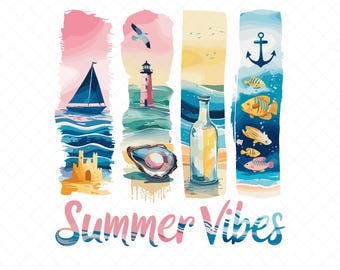Summer Sublimation Design Summer Vibes Beach Vibes Png Vintage Summer Png Hello Summer Design Summer Sublimation Png Summer Digital Download