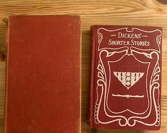 Charles Dickens, 2 Books, Nicholas Nickleby and Dickens Shorter Stories, Rare Editions