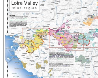 Loire Valley Wine Map