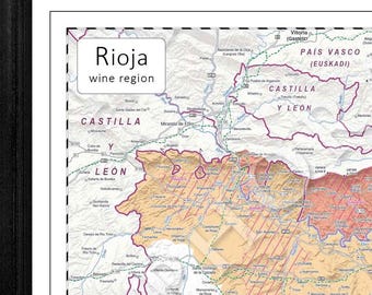 Rioja Wine Map