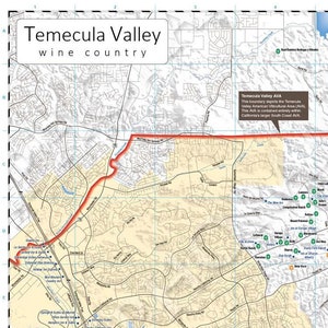 Wijnkaart Temecula-vallei