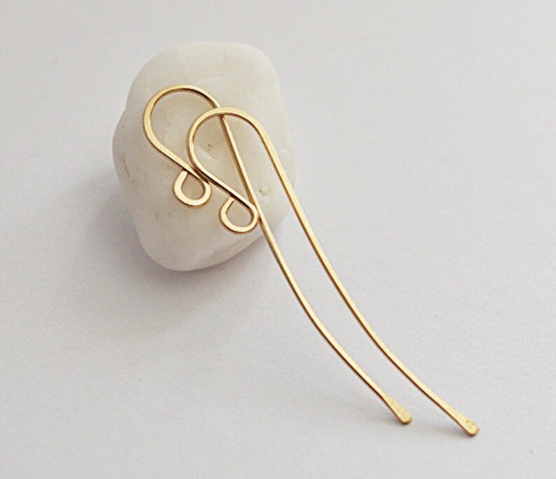 Caged Stone French Hook Earring main image 1