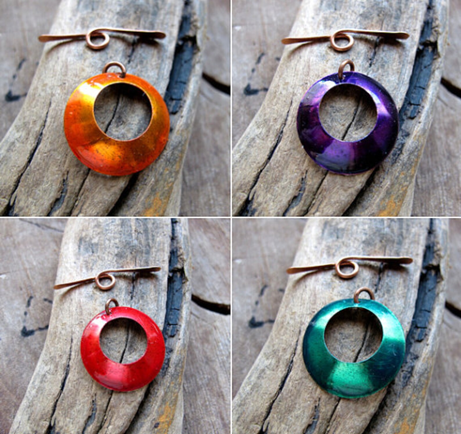 Solid Copper Toggle Clasp Artisan Necklace Clasp Rounded | Etsy