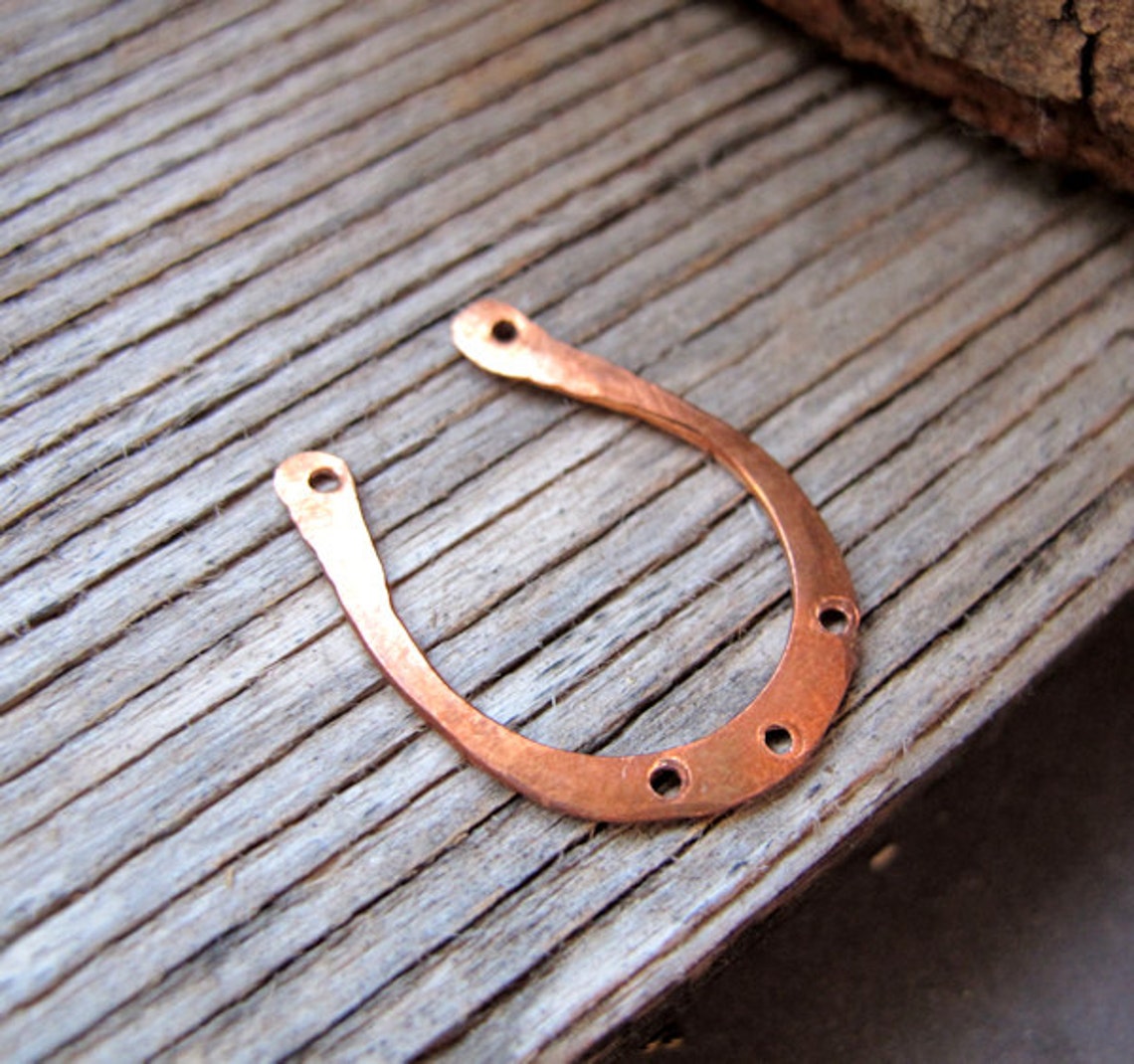 Horseshoe Charm Necklace Connector Horse Shoe Pendant Etsy