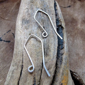 Sterling Silver Ear Wires Orecchini Risultati Earwires Gioielli fatti a mano forniture geometriche fili auricolari Fatti a mano Fili auricolari lunghi auricolari artigianali