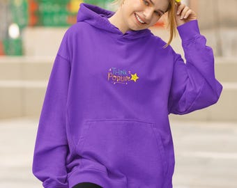 Positive Vibes Hooded Sweatshirt, Best Gift, Unisex Sweatshirt, Cozy Fashion, Thoughtful Present, Motivational Apparel