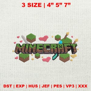 Movie Cartoon Embroidery Design, Gamer Graphics Embrodiery Design, Gamer  Embroidery 3 Size