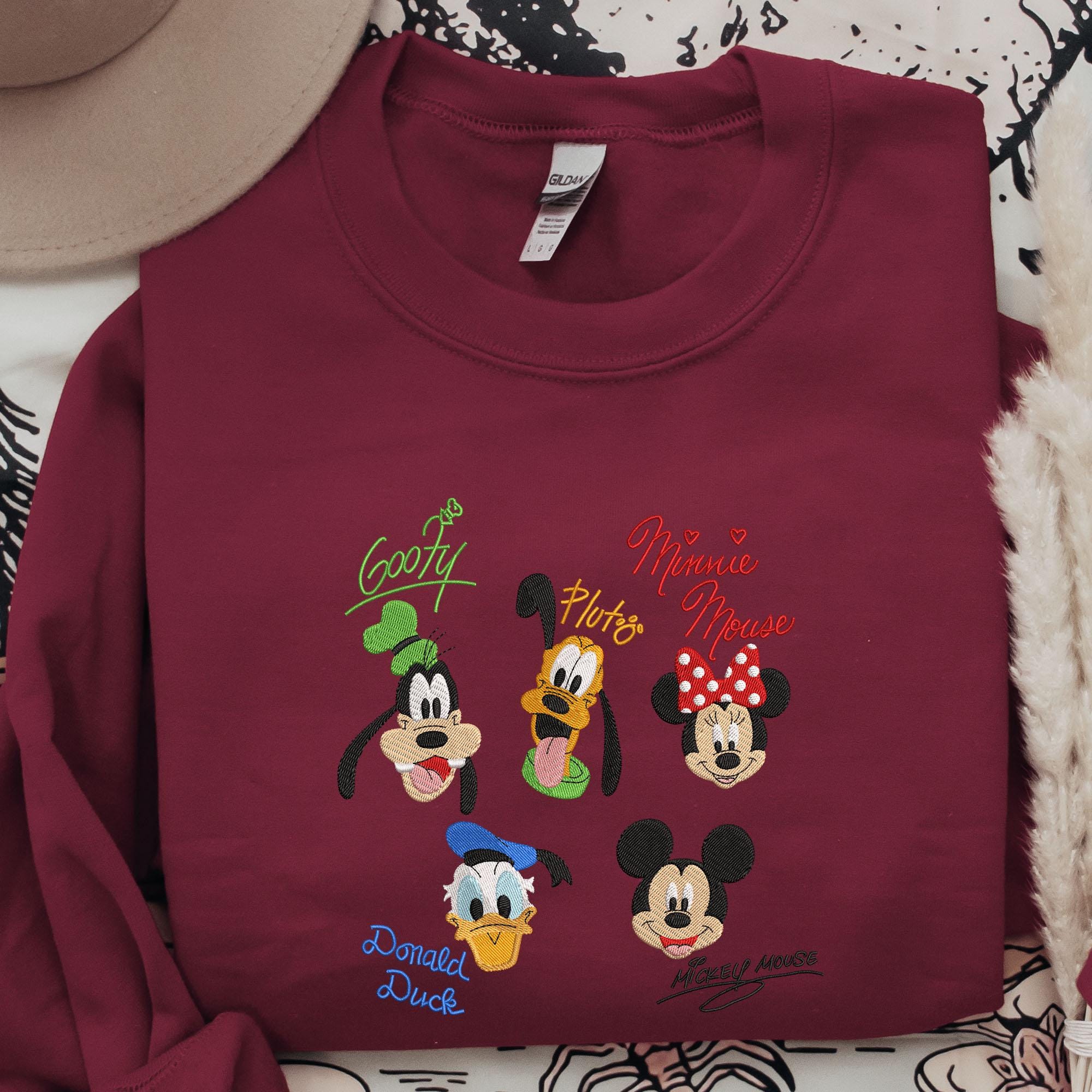 Mouse and Friends Signatures Embroidery Design, Magical Land Embroidery ...