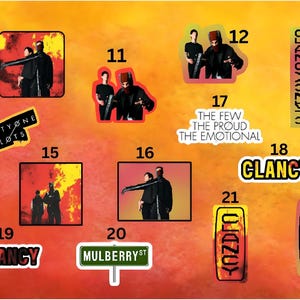 Twenty One Pilot STICKERS | Custom | Blurry Face | Clancy | Josh & Tyler | Stickers | Ticker | Memorabilia | Gift image 5