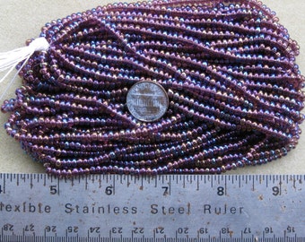 Czech Jablonex Ornela Preciosa seed beads, lumi rose, 6/0, full hank