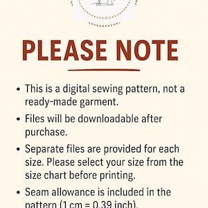 Linen Wrap Dress Sewing Pattern: Beginner A-line (A4 & A0 PDF Download ...