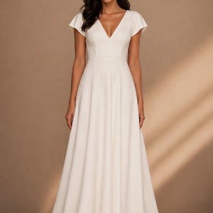 Boho Wedding Dress Sewing Pattern: Easy DIY Bridal Gown (PDF Pattern, Sizes XS-4XL)