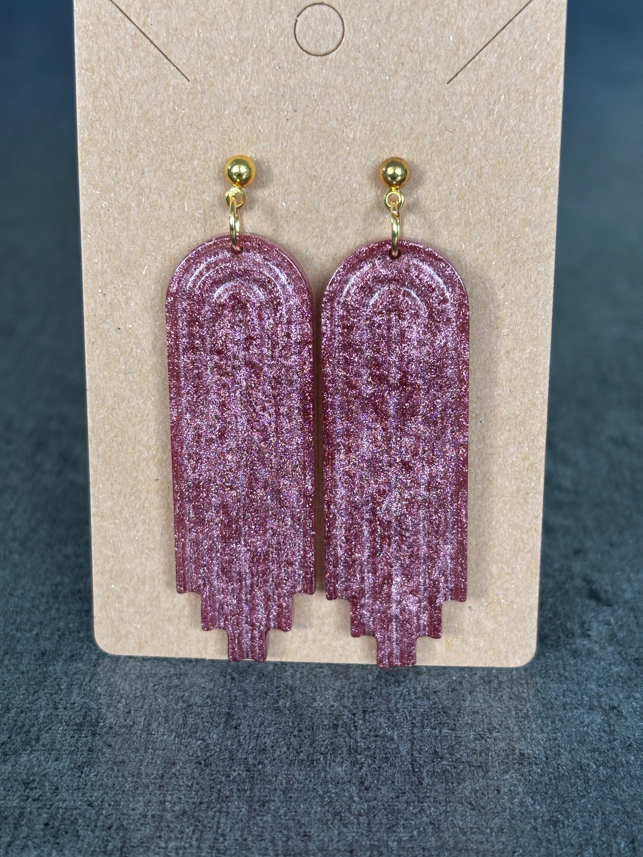 Boucles Rose - Canaille Bijoux
