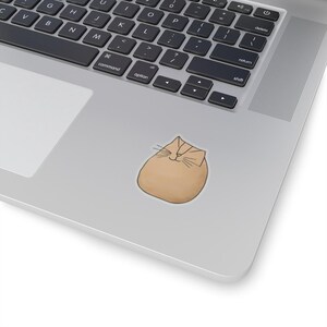 Cute Potato Cat Sticker - Adorable Animal Decal for Laptop, Water Bottle, Scrapbook, Cat Lover Gift, Kawaii Vinyl Sticker, Fun Sticker Set