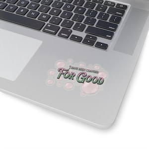 Wicked For Good Sticker, Wizard of Oz Popular Bubble Kiss-Cut Stickers, Laptop Decal, Scrapbooking Sticker, Water Bottle Sticker