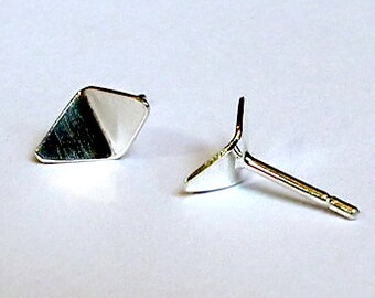 Boucles d’oreilles Sterling Silver Stud Triangle