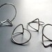 Triangle Silver Ring, Wire Ring, Simple Triangle Ring, Geometrical ...