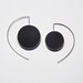 Classic Wide Earrings 11M Silver