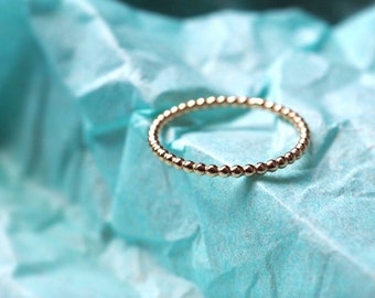 Gold Ring, 14k Gold Ring, Gold Filled Stack Ring, Thin Gold Ring, Simple Gold