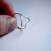 Triangle Silver Ring, Wire Ring, Simple Triangle Ring, Geometrical ...