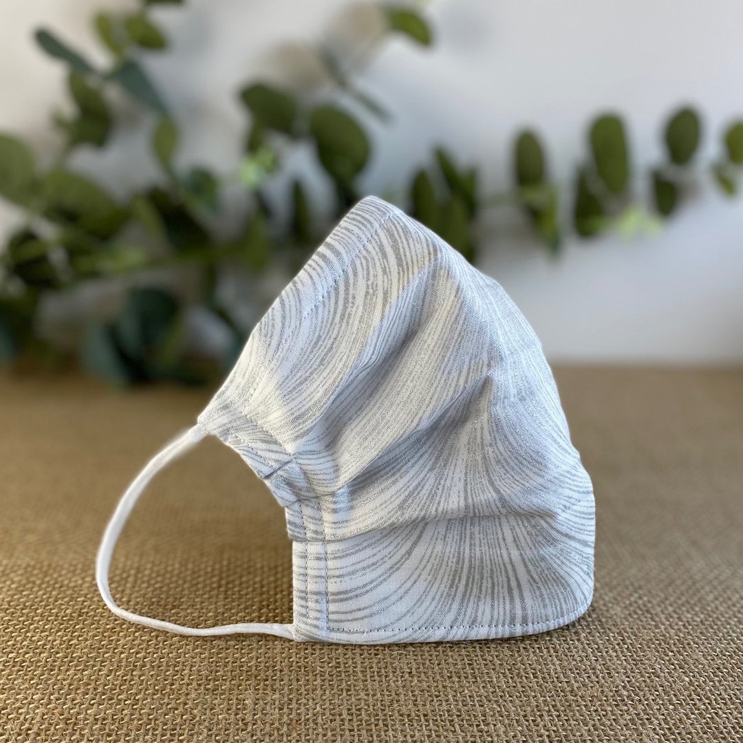 Dressy Face Mask Triple Layer Face Mask, Washable, Filter Included, Nose Wire, 100 Cotton