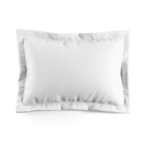 Classic White Pillow Sham in Standard and King Sizes