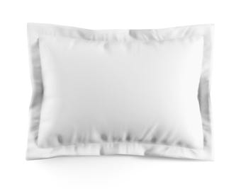 Classic White Pillow Sham in Standard and King Sizes