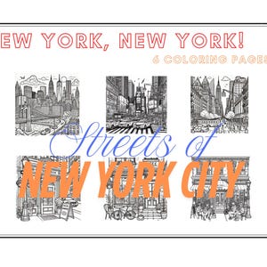 Coloring pages - New York, New York!