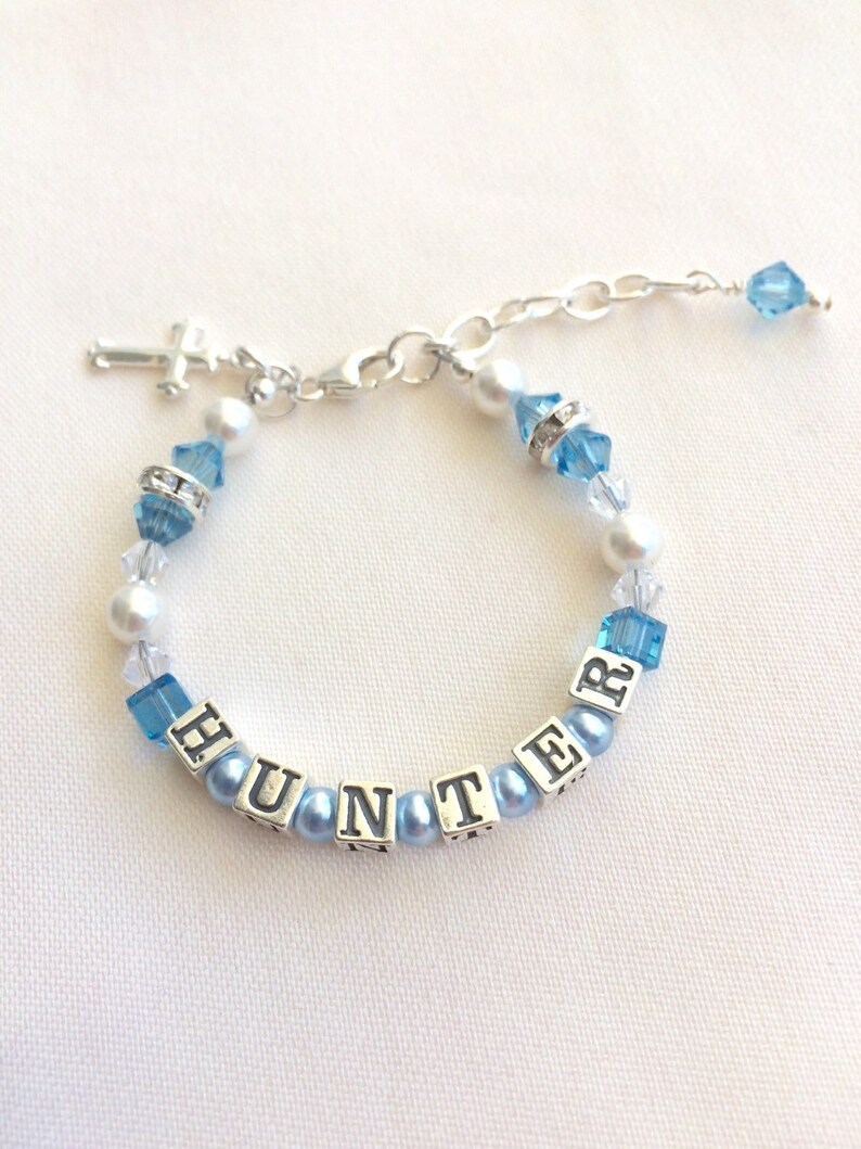 Baptism bracelet christening bracelet baby bracelet for