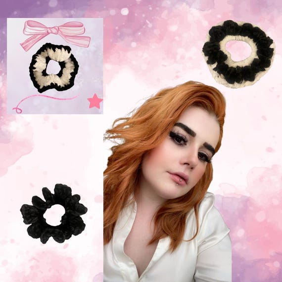 Two-tone scrunchies to personalize