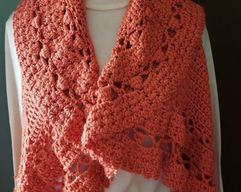 Joplin Sweater Vest in Persimmon and Himalayan Salt