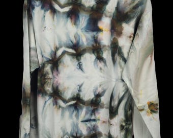 Camo Zig-Zag Long Sleeve Tie-Dye T-Shirt - Adult, Unisex, Size M