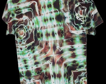 Neon Geode Tie-Dye T-Shirt – Adult, Unisex, Size M