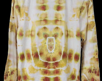 Earthen Resonance Upcycled Long Sleeve T-Shirt - Adult, Unisex, Size L