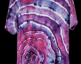 Amethyst Rings Tie-Dye T-Shirt - Unisex