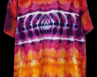 Sunset Ripple Tee - Tie-Dye T-Shirt - Unisex