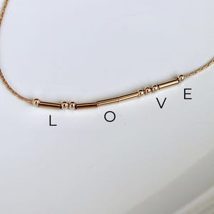 Custom Morse Code Bracelet | Personalized Name, Word, Initials | Adjustable Length | Minimalist Beaded Jewelry