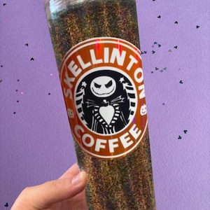 Skellinton coffee Snowglobe Tumbler