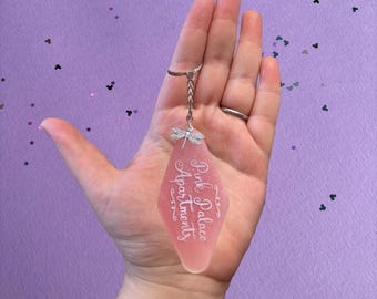 Pink palace resin Keyring