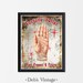 Fortune Teller Palmistry Art Print Digital Download Palm - Etsy