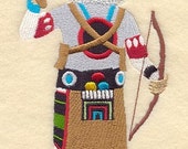 BEAR KACHINA DOLLS - Machine Embroidery Quilt Block(AzEB)