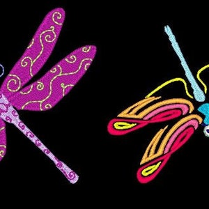 DRAGONFLYZ 20 Machine Embroidery Designs Instant Download 4x4 5x7 hoop AzEB image 4