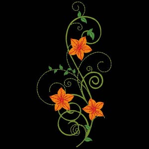FANCY FLOWERS 4 Inch 12 Machine Embroidery Designs Instant Download 4x4 ...