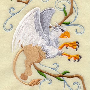 GRIFFIN In FANTASY FLIGHT - Machine Embroidery Quilt Blocks (AzEB)