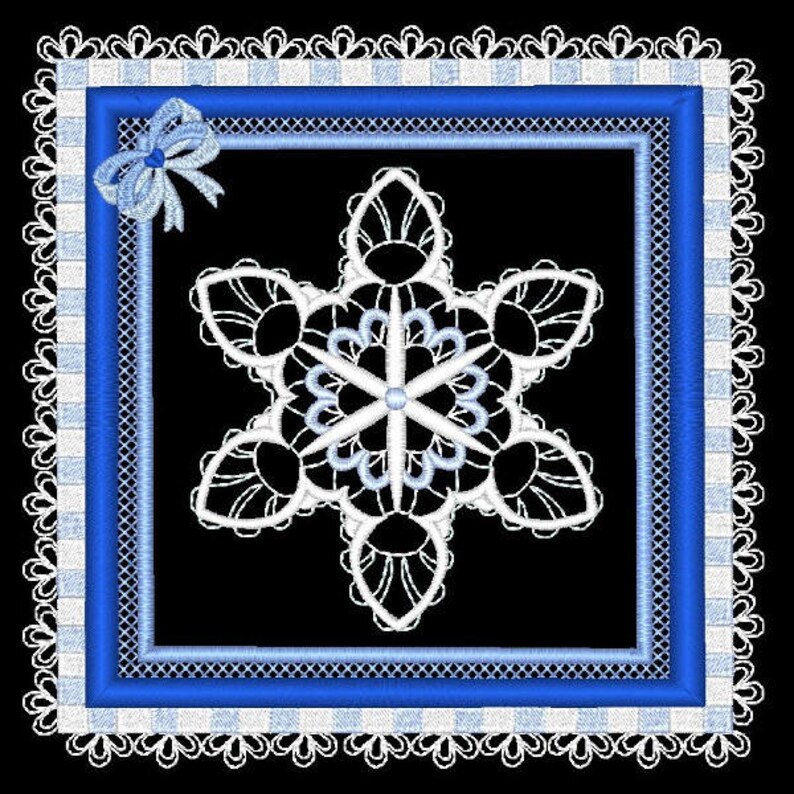 Snowflake quilt blocks 6inch 24 machine embroidery designs  etsy Snowflake quilt blocks 6inch 24 machine embroidery designs  etsy