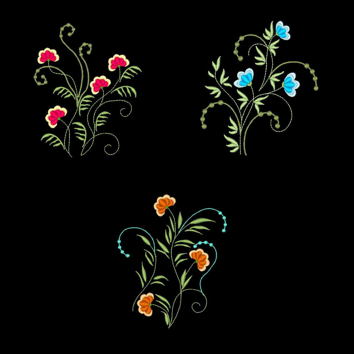 UND FLOWER RAISED EMBROIDERY TOP ブラック 12 Season Color Analysis | Indigo Tones | Winter Black Clothing