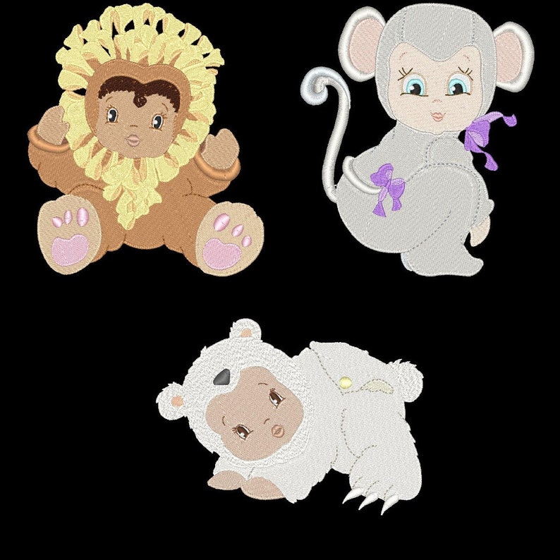 ZOO KIDS 5inch 10 Machine Embroidery Designs Instant Etsy