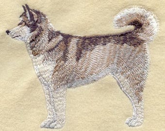 MALAMUTE DOG - Machine Embroidered Quilt Blocks (AzEB)
