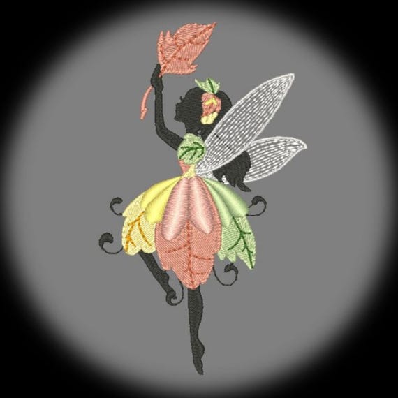 ⍋˒˒Forest fairy ☽⋆゜ FOREST FAIRIES #2- 1 Machine Embroidery Design Instant