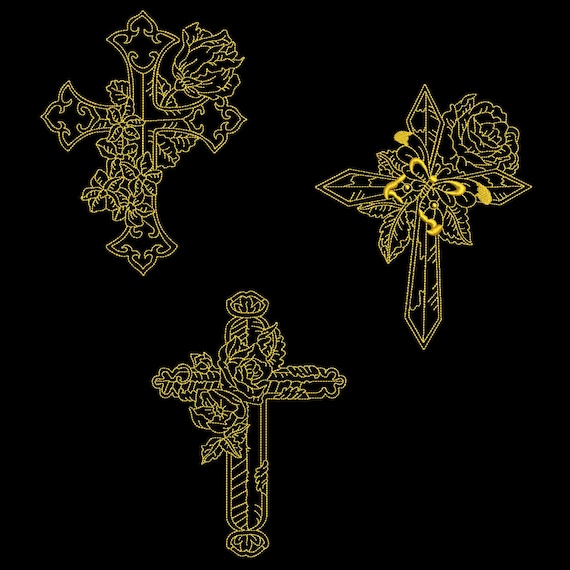 Goldwork Cross Embroidery